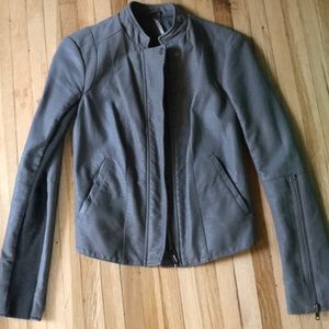 Free People Vegan Leather Jacket